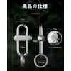 TISUR Car Key Chain, Double Ring, Keychain, Carabiner Hook, Keychain,