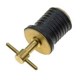 SeaSense 1" Brass Turn Handle Drain Plug