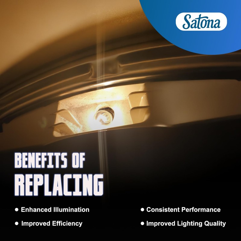 SATONA 60W 120V E12 Base B10 CTC Incandescent Light Bulbs,