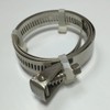 40" Adjustable Stainless Steel Hose Clamp with Flex Worm Drive,