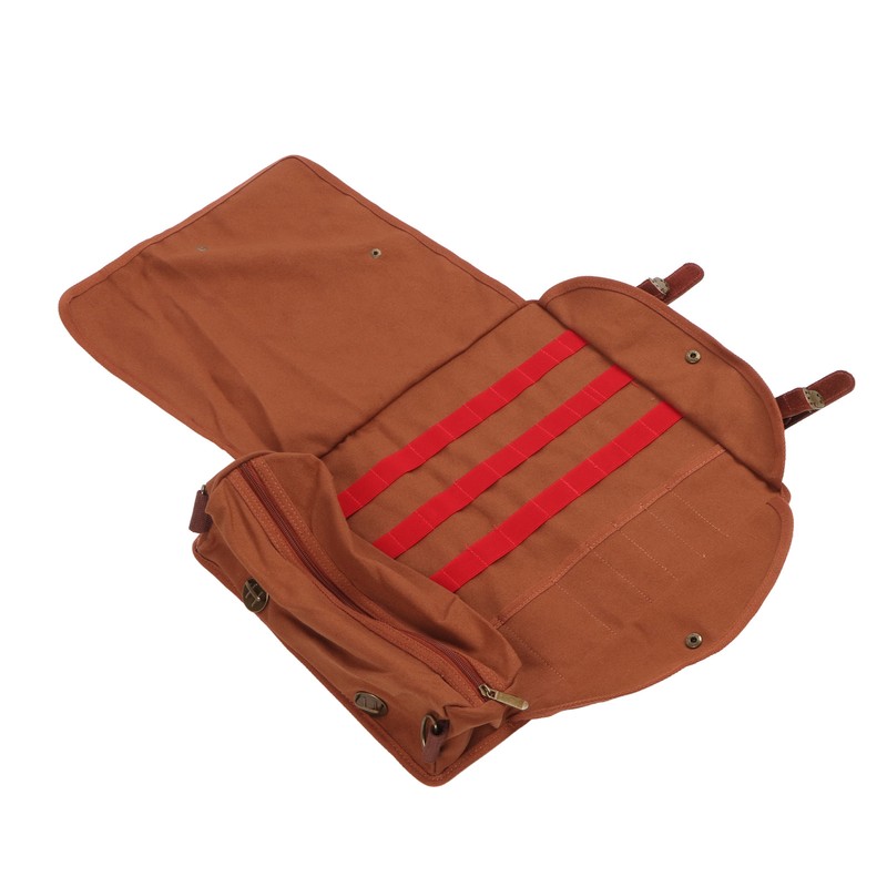 Bartender Roll Bag Carrying Bag with Shoulder Strap Large Capacity