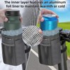 Kinoco Insulated Bike Cup Holder - Thermo Handlebar Bottle Holder,