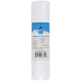 7-Pack Replacement for Culligan HF-360 Polypropylene Sediment Filter - Universal 10-inch 5-Micron Cartridge Compatible with Culligan HF-360 Whole House Sediment Filter Clear Housing - Denali Pure