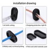 SHANOER 20pcs Wire Grommets Rubber Bushing Cable Protector Wire Protection