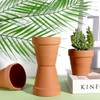 vensovo 3 inch Terracotta Clay Pots for Plants with Saucer