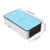 Mini Heater Fast Heating Low Noise Miniwatt Blue Portable Desk