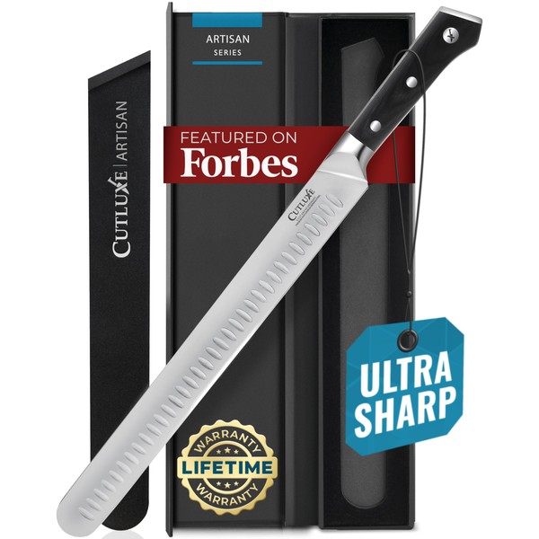 Cutluxe Slicing Carving Knife – 12" Brisket Knife, Meat Cutting