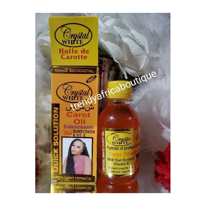 SUPREME Crystal White Lightening Carotte Oil With Sun Screen &
