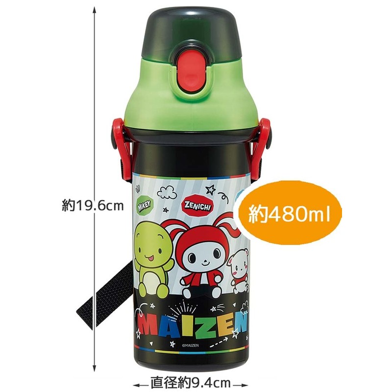 Skater PSB5SANAG-A Water Bottle, Maizen Sisters, 16.2 fl oz (480