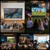 Outdoor Projector Screen with Stand: VOOPVOR 120 inch Portable Projector