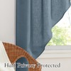 RYB HOME Swag Valances for Living Room, Linen Blend Curtains