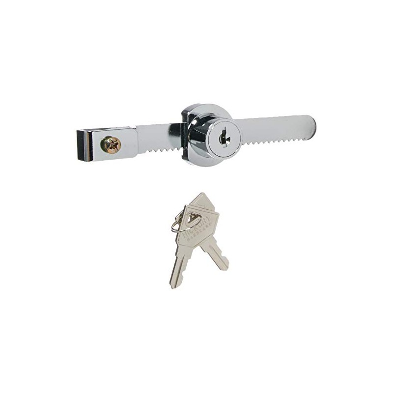 First Watch Security 1306 Showcase Lock Finish, Chrome
