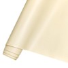 HYANG Smooth Solid Color Beige Faux Leather Sheets 1 Rolls