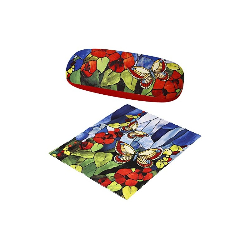 Goebel Louis Comfort Tiffany Butterflies Glasses Case - Artis Orbis