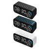 Digital Radio Alarm Clock Bluetooth Speaker Clock with Time and