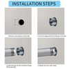 Duct Connector Flange 4 inch, Metal Straight Pipe Flange for