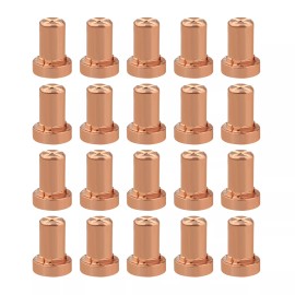 Smart Weld Electrode Tips Cups Rings for CUT50 CUT 50 Plasma Cutter Torch Consumables Parts - 20-pk Long Nozzles