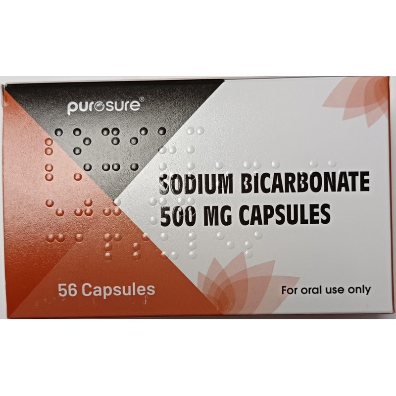 Purosure Sodium Bicarbonate 500mg – (56) Capsules | Relief for