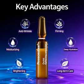Rossceutics Orchid Ultimate Skin Tightening Essence - Hydrating Anti Aging Serum for Firming & Brightening Skin, Easyliance German Formula, Deep Moisture Anti Wrinkle Revitalizing Elasticity Boost
