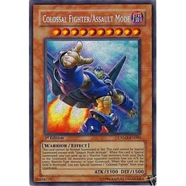 Yu-Gi-Oh! - Colossal Fighter/Assault Mode (CRMS-EN000) - Crimson Crisis - 1st Edition - Secret Rare
