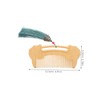 IWOWHERO Wooden Comb Boxwood Material Wide Tooth for Hair and