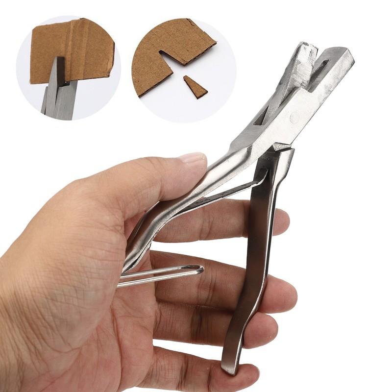 Pig Ear Tag Plier Stainless Steel Animal Ear Notcher with