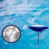 Floating Pool Thermometer Easy Read with String, IPX7 Waterproof, No