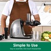 Slow Masticating Juicer,Brecious Cold Press Juicers with 2 Speed Modes