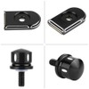Keenso Motorcycle Seat Bolt Universal Motorcycle Back Seat Aluminium Seat