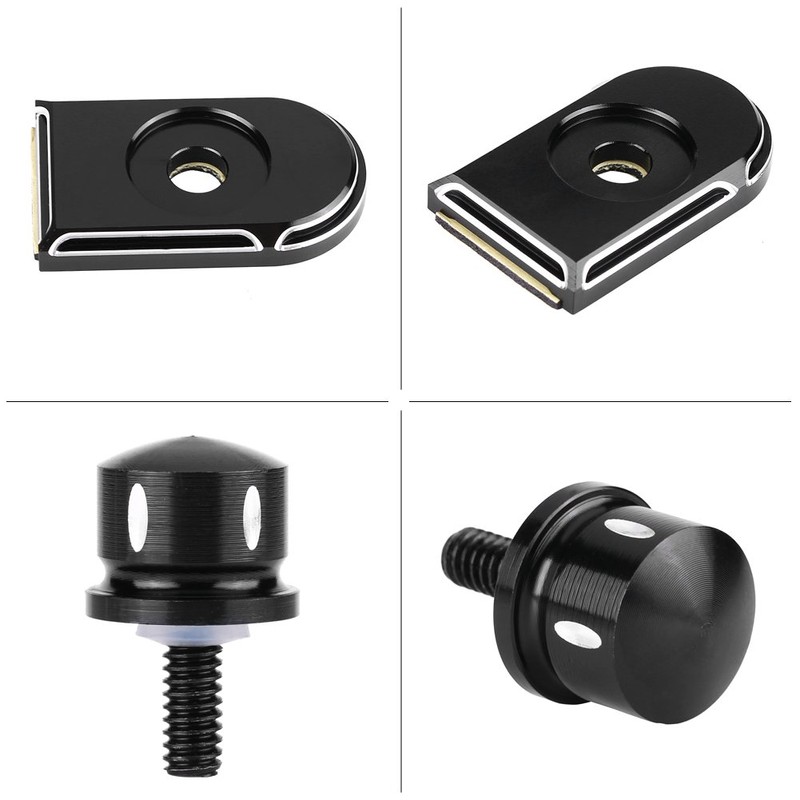 Keenso Motorcycle Seat Bolt Universal Motorcycle Back Seat Aluminium Seat