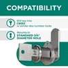 Olympus Lock 5-Disc Tumbler Cam Lock | Cascade Series 955