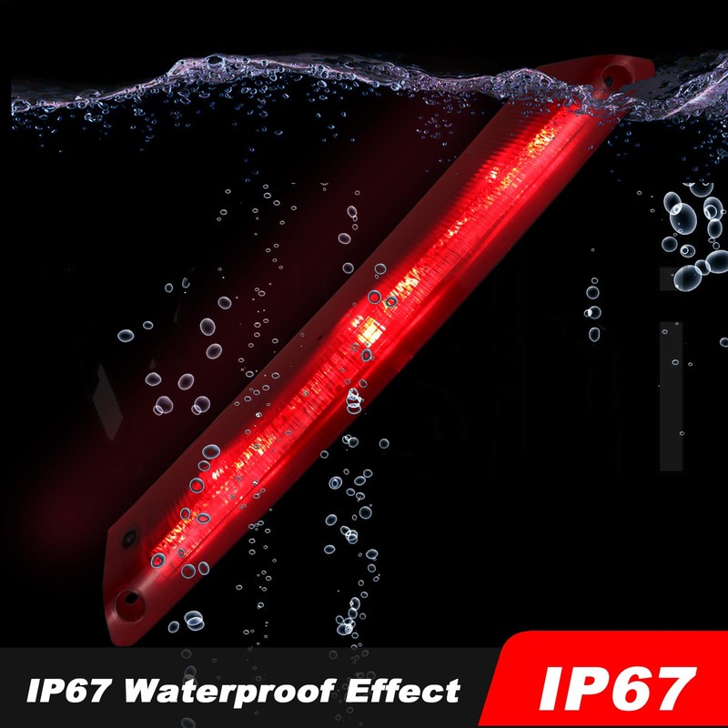 KEEGTBOX High Mount Stop Lamp LED Third Brake Light Compatible