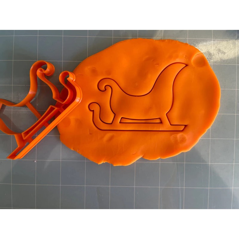Christmas Santa Sleigh Cookie Cutter