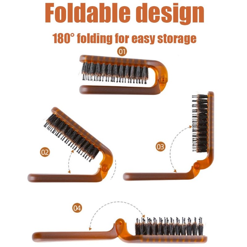 1 Stück Folding Bristle Comb Haarausfall Prävention Kamm machen Haar