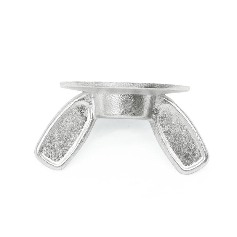 Xadnitu 50 Pieces 1/4''-20 Washered Wing Nut, Zinc Plated Hurricane