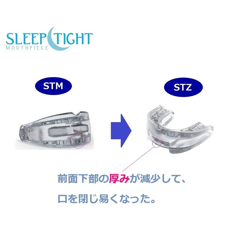 Snoring Prevention Mouthpiece, Sleep Tight, STZ, Made in the USA,