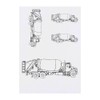 4 x 'Construction Cement Truck' Temporary Tattoos - Water Resistant,