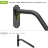 SELEWARE Fully Welded Handrail Iron Handrail for Outdoor Steps Garage
