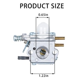 KELKONG SRM 2100 Carburetor Fuel Line with Air Filter Kit for Echo SRM2100 GT2000 GT2400 String Trimmer, for Echo PE2000, for Echo SHC-2100/SHC-1700 Hedger, Replaces for C1U-K52 Carburetor