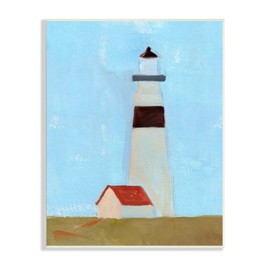 Stupell Industries Lighthouse Daytime Blue Sky Rural Grass Scene, Design by Jacob Green