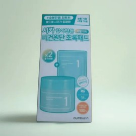 넘버즈인 토너패드 70+70매 리필 1번 수분진정 올리브기획 Numbers In Toner Pad 70+70 Sheets Refill No. 1 Moisturizing Soothing Olive Plan
