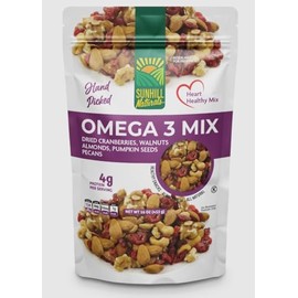 Sunhill Naturals Omega-3 Deluxe Mix | Heart-Healthy Omega 3 Trail Mix with Nuts, Seeds & Cranberries | Omega 3 Nuts and Fruit Mix for Snacking