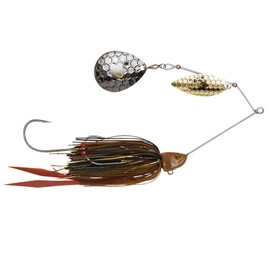 Savage Gear Da Bush Spinner Bait, Colour: Motor Oil, Size/Weight: 16 cm/32 g