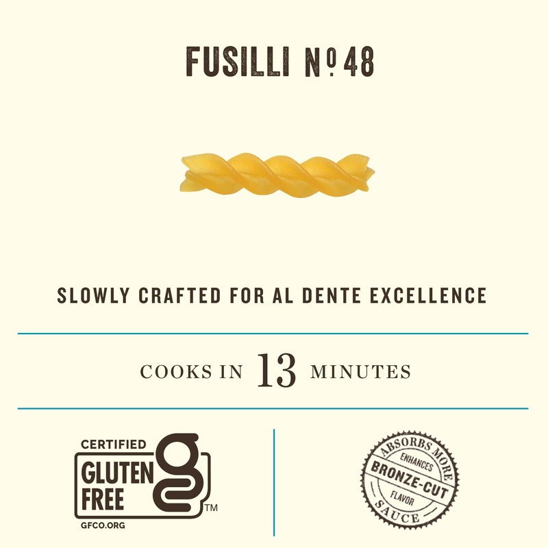 Rummo Gluten Free Fusilli N.48 - Gluten Free Fusilli Pasta