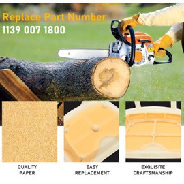 JUUDDENPARTS 3 Pcs 1139 007 1800 Air Filter, Replacement for Stihl MS171 MS181 MS181C MS211 MS211C Chainsaw