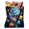 Vibrant Macaron Explosion Art for Foodies and Bakers Tote Bag