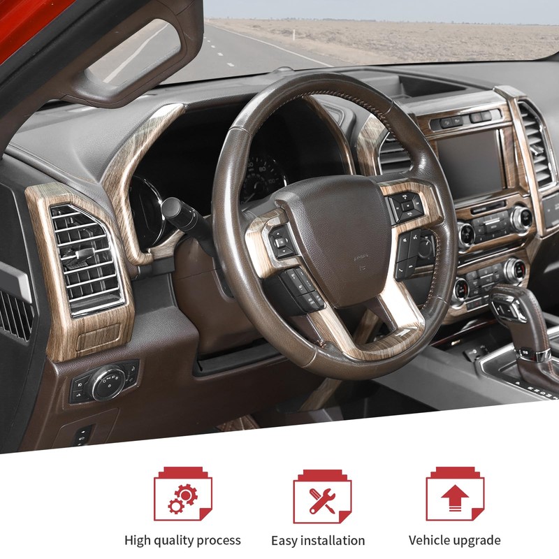 JeCar 16PCS Full Interior Trim Kit Fit for Ford F150