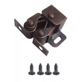 LIZOFERTAS Resbalón Broche Tipo Ajax Para Puerta Bronce C/tor 20 Piezas