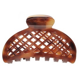 France Luxe Lattice Cutout Claw - Tortoise