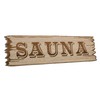 Generic Sauna Schild 3D Western Art Eiche Shabby Chic Deko